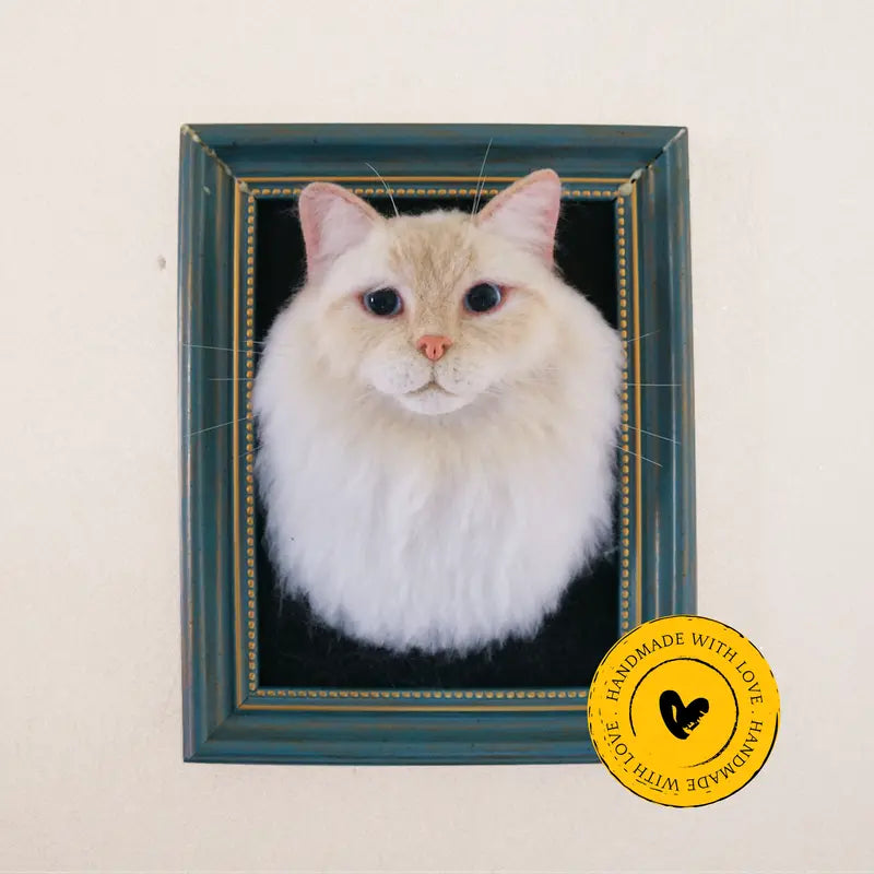 Framed Cat Portrait