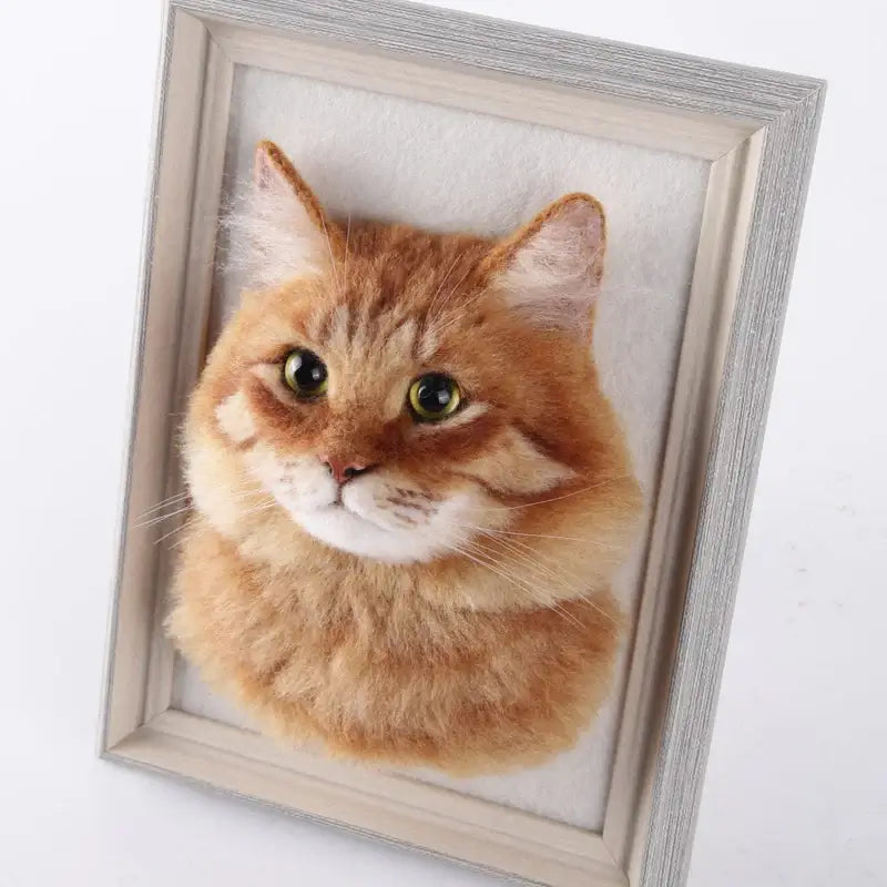 Framed Cat Portrait