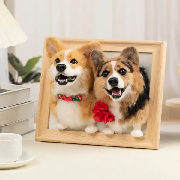 Framed Dog Portrait