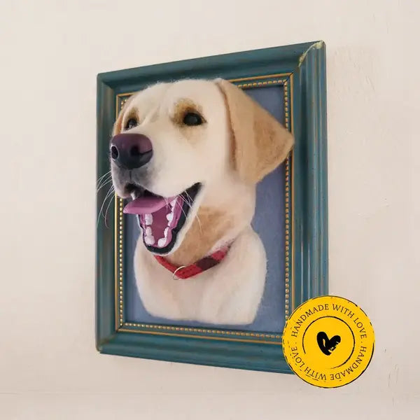 Framed Dog Portrait