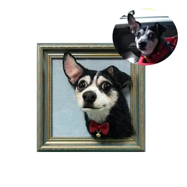 Framed Dog Portrait